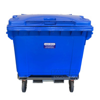 East West Engineering 660L Wheelie Bin with Rotator Base