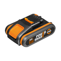 WORX WA3551 Powershare 20V 2.0Ah MAX Lithium-ion Battery, with battery indicator