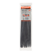Crescent 300 x 4.8mm Black 25Pk Cable Ties WB1225