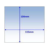 Weldclass 115 x 104mm 10pk Lens Outer (suits Promax 200/350) WC-05323