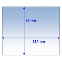 Weldclass 114 x 96mm 10pk Lens Outer (suits Wia Bluefx) WC-06025