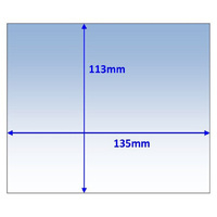 Weldclass 135 x 113mm 10pk Lens Outer (suits Wia Viewfx) WC-06026