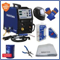 Weldclass WELDFORCE WF-200MST MIG / Stick / TIG Welder Kit WC-200MSTC01