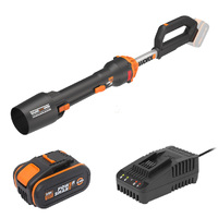 WORX 20V Cordless Brushless LEAFJET Blower w/ POWERSHARE 4Ah Battery & Charger - WG543E.B