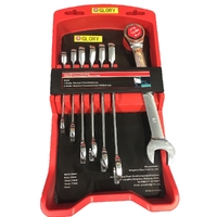 Glory 7 Piece Metric Ratchet Gear Spanner Set WH1993