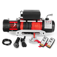 FIERYRED 12V 14500LBS Wireless Electric Winch Synthetic Rope