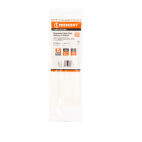 Crescent 370 x 4.8mm Natural 100Pk Cable Ties WN14100