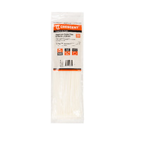 Crescent 100 x 2.5mm Natural 100Pk Cable Ties WN4100