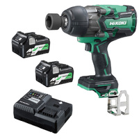 HiKOKI 36V Brushless High Torque 12.7mm Impact Wrench MultiVolt Battery Kit WR36DB(HRZ)