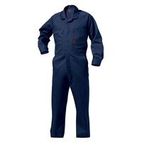 KingGee Mens Combination Drill Overall Colour Navy Size 77R