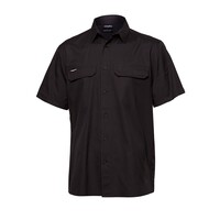 KingGee Mens Workcool Pro Shirt Short Sleeve Colour Charcoal Size XS