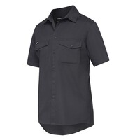 KingGee Mens Workcool 2 Shirt Short Sleeve Colour Charcoal Size 2XS