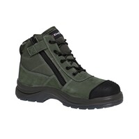 KingGee Mens Tradie 130mm (5 Inch) Side Zip Size AU/UK 7 (US 8) Colour Khaki
