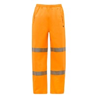 KingGee Mens Wet Weather Reflective Pant Colour Orange Size S