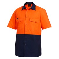 KingGee Mens Workcool 2 Spliced Shirt Short Sleeve