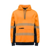 KingGee Mens Hi Vis Refelctive Pull Over Hoodie