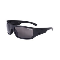 KingGee Unisex Carve Smoke Safety Glasses Colour Matt Black