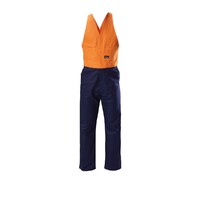 Hard Yakka Foundations Hi-Visibility Two Tone Cotton Drill Action Back Overall