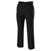 Hard Yakka Foundations Permanent Press Pleat Front Pant With Bionic & Supercrease Finish Colour Black Size 72R