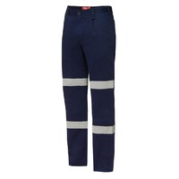 Hard Yakka Foundations Drill Pant With Double Hoop Tape Colour Navy Size 72R