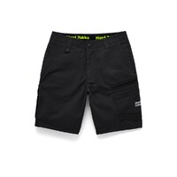 Hard Yakka Womens Raptor Mid Shorts Colour Black Size 8