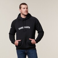 Hard Yakka Mens Aussie Legend Hoodie Colour Black Size S