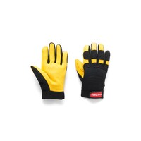 Hard Yakka Golden Hawk Deer Grain Glove Colour Black/Yellow Size S