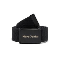 Hard Yakka Stretch Webbing Belt Colour Black Size S