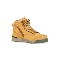 Hard Yakka 3056 Lace Zip Boot Size AU/UK 7 (US 8) Colour Wheat