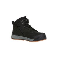 Hard Yakka 3056 Lace Zip Boot Size AU/UK 7 (US 8) Colour Black