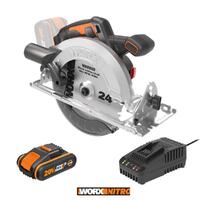 WORX NITRO 20V Brushless 190mm Circular Saw Kit with 2.0ah POWERSHARE Battery & Charger WX520.B