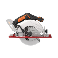 WORX 20V Cordless EXACTRACK 165mm Circular Saw Skin (POWERSHARE Battery / Charger not incl.) - WX530.9