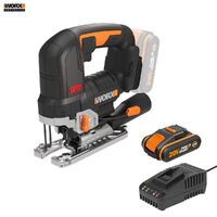 WORX 20V Cordless Brushless Jigsaw with 2Ah POWERSHARE Battery & Charger - WX542.B