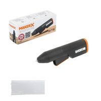 WORX 20V Cordless MAKERX Hot Glue Gun Skin (HubX & POWERSHARE Battery / Charger not incl.) - WX746.9