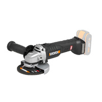 WORX 20V Cordless 125mm Brushless Angle Grinder Skin (POWERSHARE Battery / Charger not incl.) - WX812.9