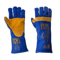 Martula Welders Gloves Blue & Gold Size XL
