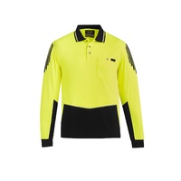 Syzmik Mens Hi Vis Flux L/S Polo