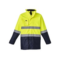 Syzmik Mens Hi Vis Basic 4 in 1 Waterproof Jacket