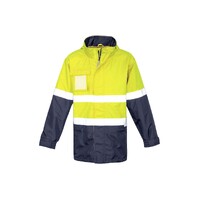 Syzmik Mens Ultralite Waterproof Jacket Yellow/Navy XXS