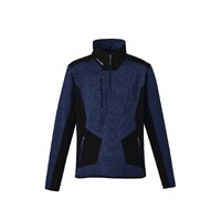 Syzmik Unisex Streetworx Reinforced 1/4 Zip Pullover Navy/Black XXS