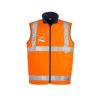 Syzmik Mens Hi Vis Lightweight Fleece Lined Vest