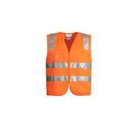 Syzmik Unisex Hi Vis Full Zip Vest