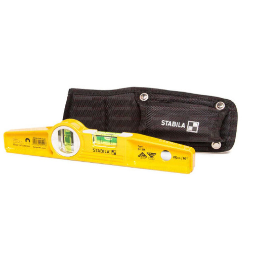 Stabila Level Die Cast Frame Trade Magnetic 81 SM +Holster 02511