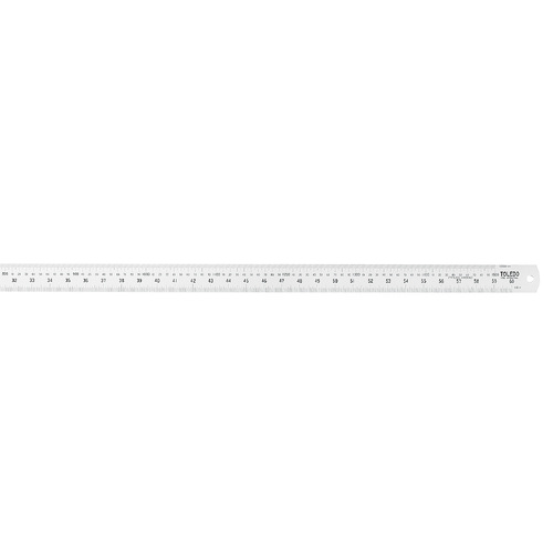 Toledo 1500mm Metric & Imperial Stainless Steel Single Sided Rule 150060