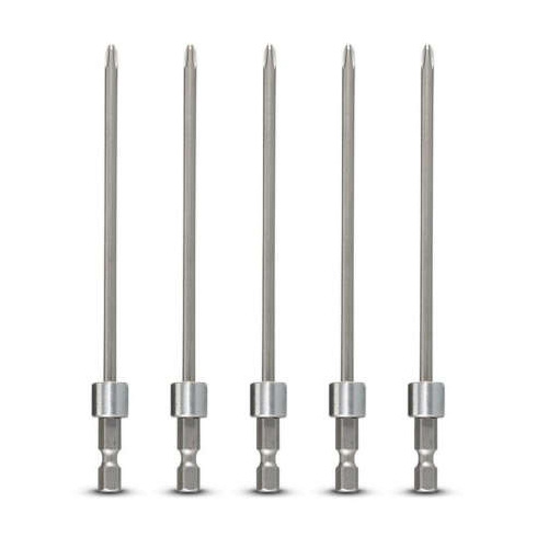 Makita SQ2 x 130mm Screwdriver Bit Single End (5pk) - Suits Autofeed Attachment 199156-5