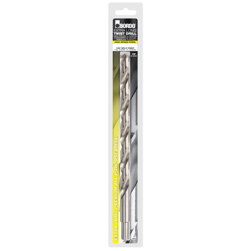 Bordo 3.0 x 315mm M2 HSS Bright Finish Extra Long Jobber Drill 2504-3.00