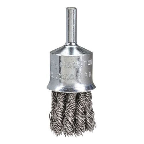 Bordo 25mm 0.5mm Steel Wire High Speed Twist Knot End Brush 5119-25.5