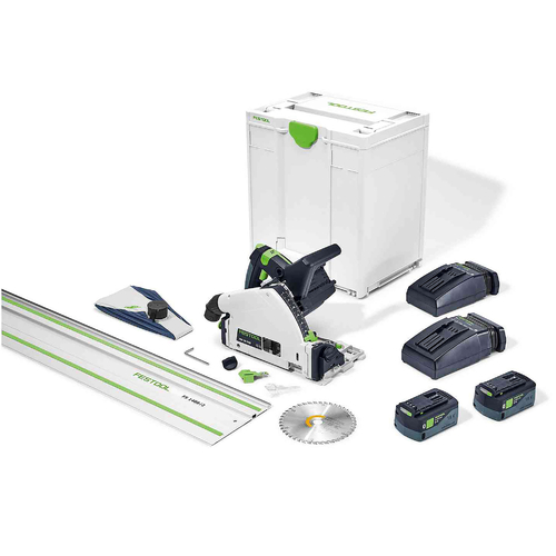 Festool TSC 55K 18V 160mm Plunge Saw 5.2ah Set with Rail 577282