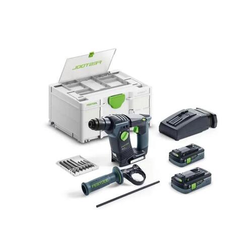 Festool 18V Rotary Hammer BHC 5.0Ah Bluetooth Set in Systainer 578282
