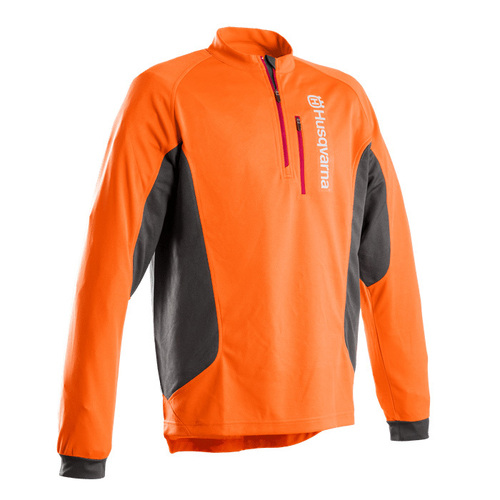 Husqvarna Long Sleeve Hi Vis Work T-Shirt [Size: M] 597661250